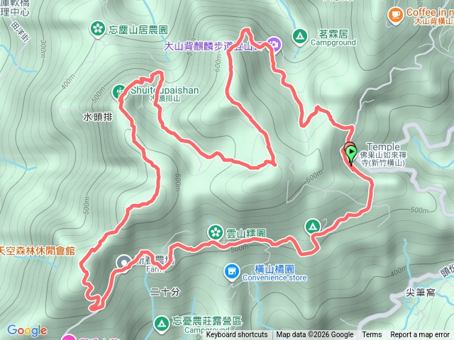 橫山五連峰（田薯五連峰）