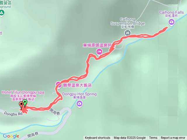 東埔彩虹瀑布預覽圖