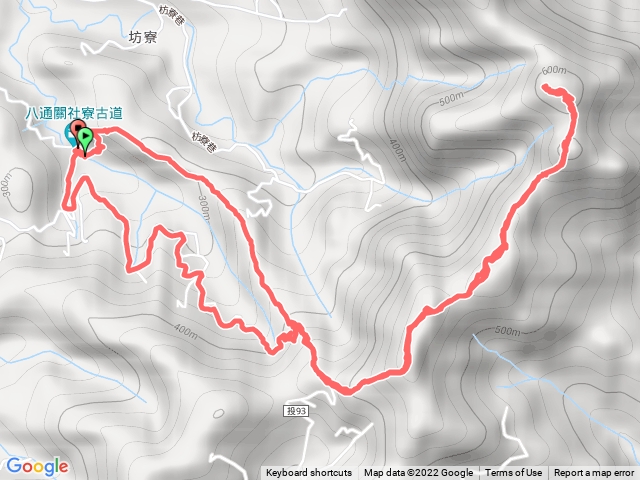 南投竹山_ 八通關古道社寮段，登陳東坑山_內暗坑土地公O型