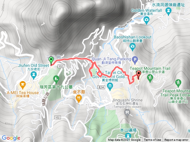 山尖路觀光步道-茶壺山登山口