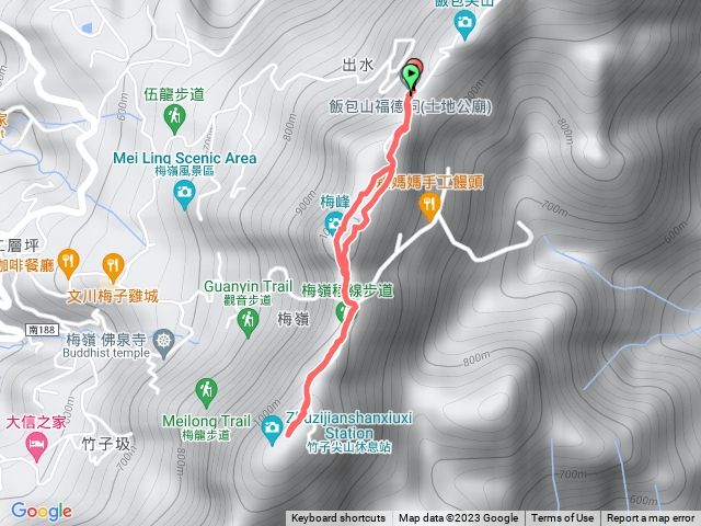 小百岳集起來-竹子尖山步道（飯包山福德祠起登）