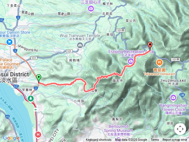 鄧公站-興福寮-向天山-面天山-二子坪