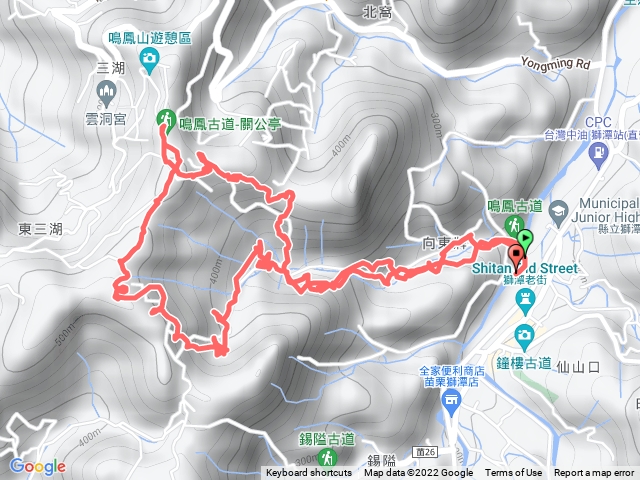 鳴鳳古道小 O 型