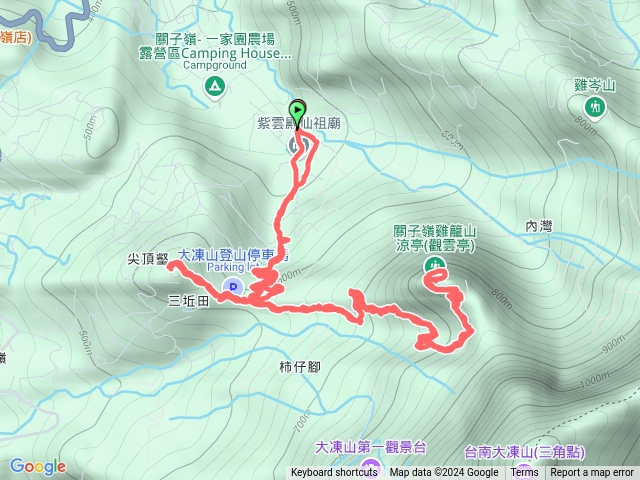 雞籠山黃牛山縱走預覽圖