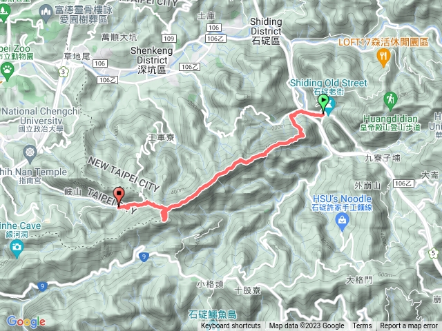 西帽子岩、炙子頭山、筆架山、二格山