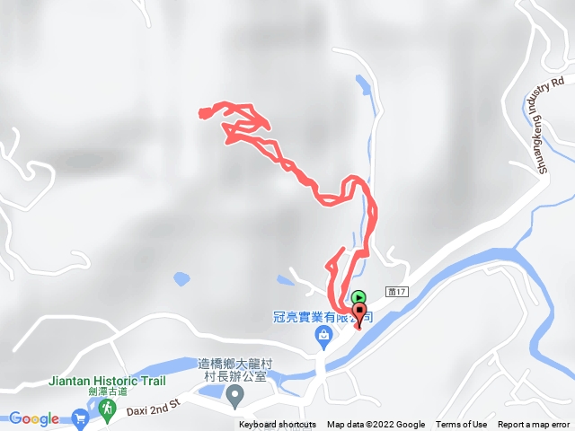 苗栗/三灣/上果作園山，H153m（三等三角點77）
