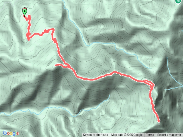 多陽山棚機山棚育山連走
