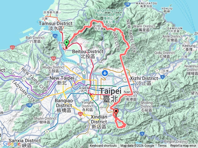 臺北大縱走123467預覽圖