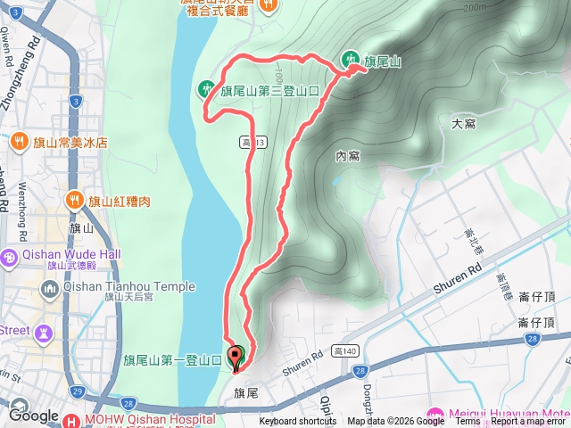 旗尾山一進三出預覽圖