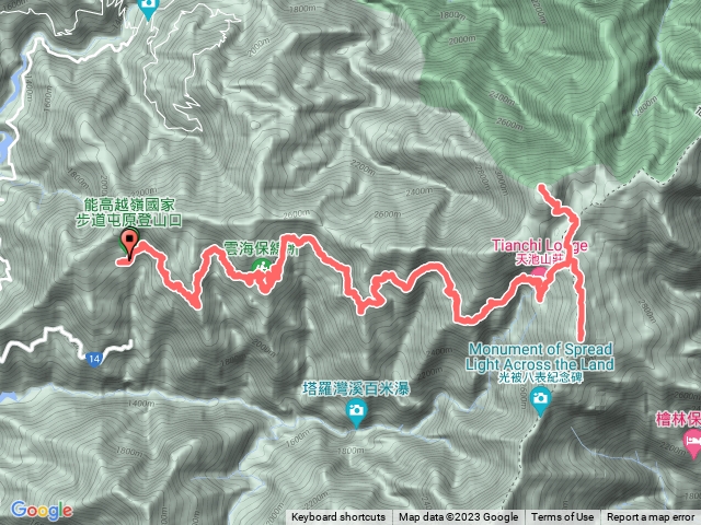 奇萊南峰、南華山