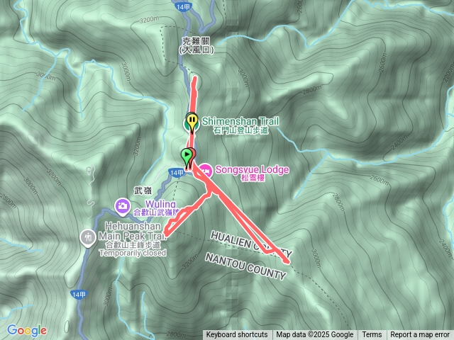 20250817合歡東峰小奇萊合歡尖山石門山