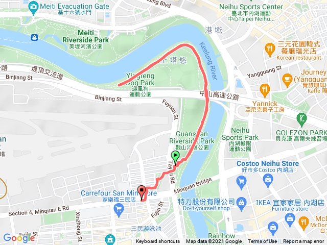 河濱慢跑