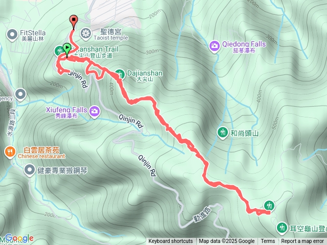 大尖山四分尾山縱走預覽圖