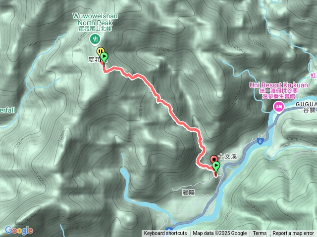 屋我尾山麗陽線