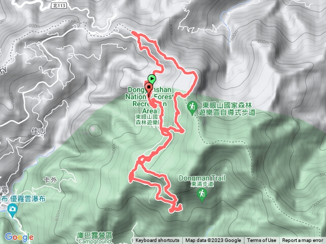 志繼山>東眼山>外卡山