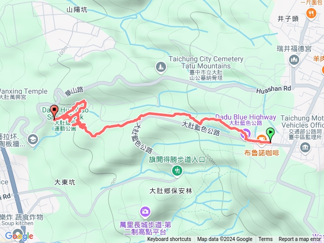 大坑環保公園登山步道預覽圖