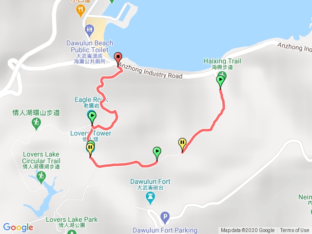 海興步道，情人湖步道