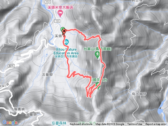溪頭北嶺下茶園O型走