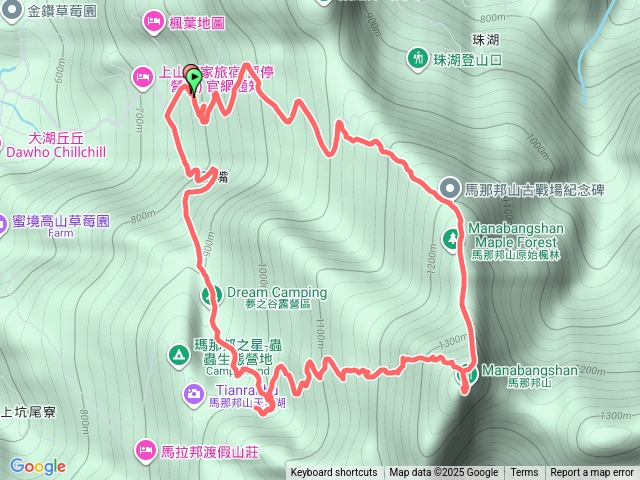 2025/10/25（苗栗大湖）馬那邦山登山步道