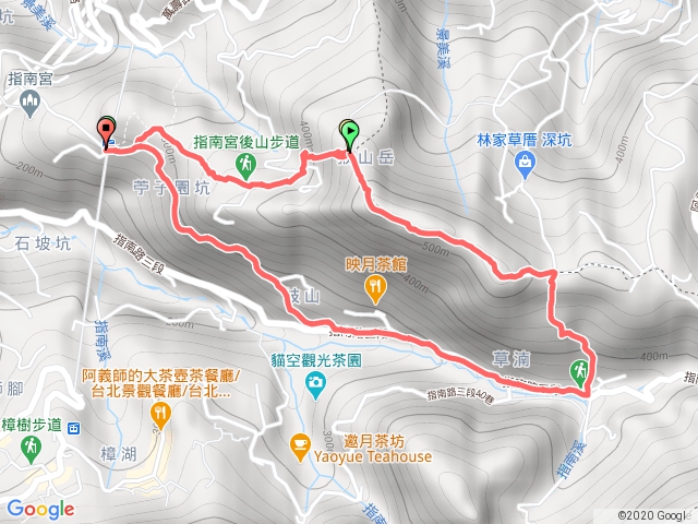 木柵猴山岳-草湳O型環走