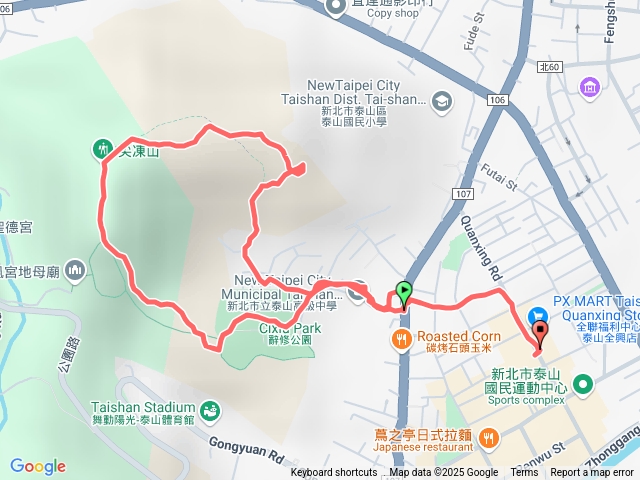 山腳頂山和尖凍山