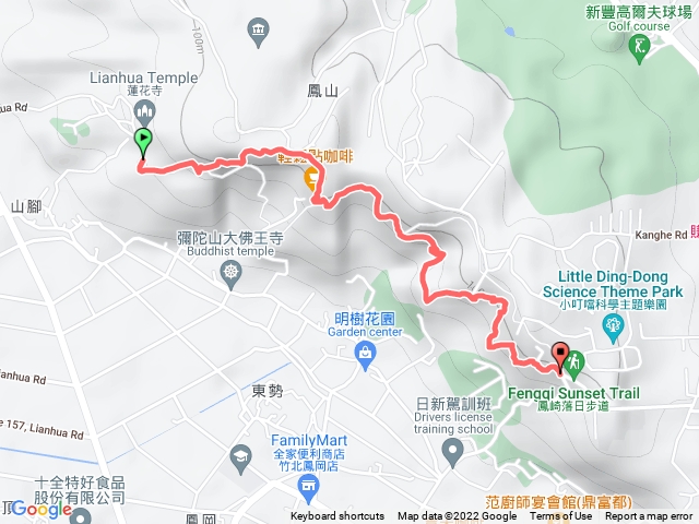 鳳崎落日登山步道