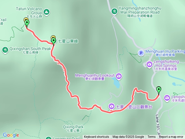 冷水坑-七星山082425