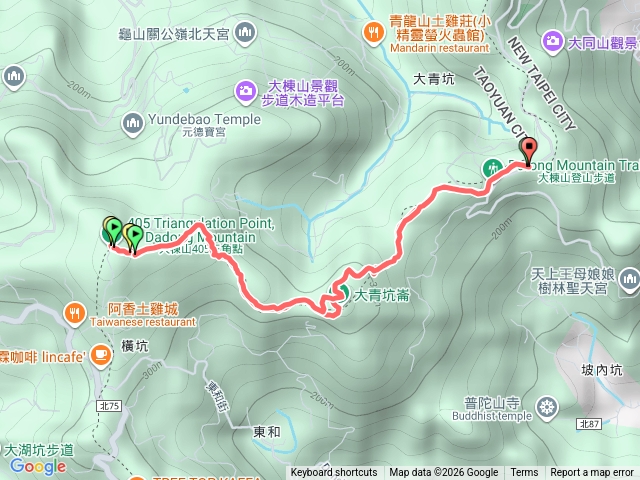 大棟山登山步道預覽圖