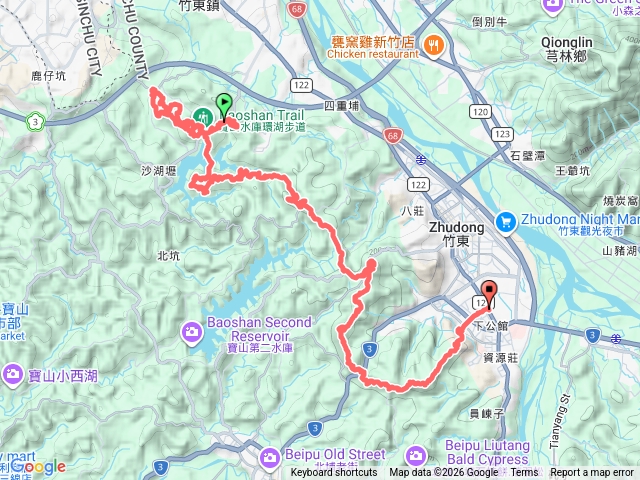 寶山水庫十連峰連走竹東三山預覽圖