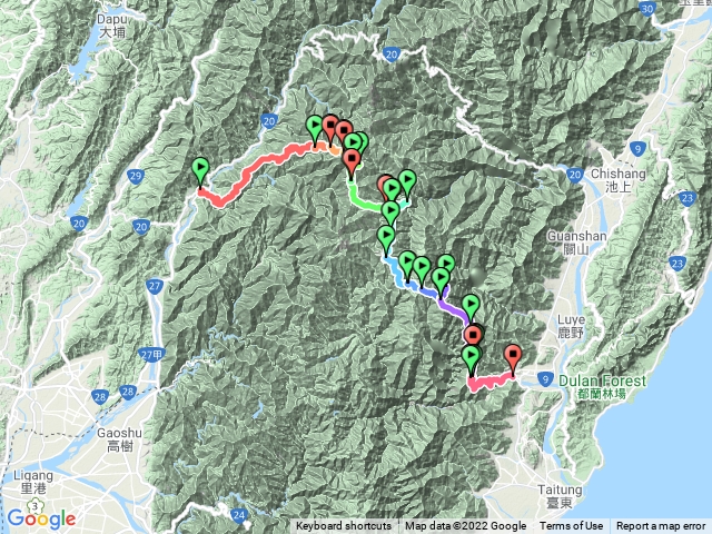 小關山縱走卑南東稜出延平林道