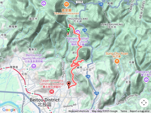 2025-05-13 草山觀瀑吊橋連走六瀑──草山觀瀑吊橋→猴崁古道→大屯瀑布→小隱潭瀑布→橫嶺古道→半嶺圳步道→半嶺瀑布→松溪瀑布→翠峰瀑布→天母古道→淨光寺