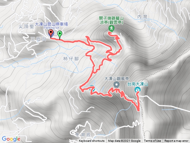 大凍山雞籠山