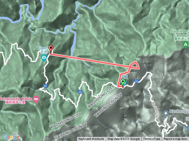 關山嶺山+溪頭山O型縱走