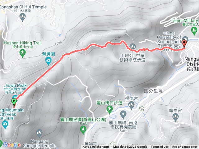 2023年臺北大縱走：尋寶任務臺北大縱走第六段：中華科技大學至捷運麟光站202307291432