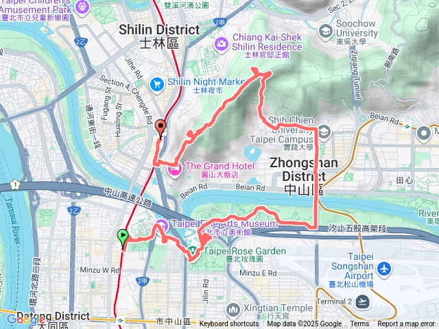 新生公園，劍潭山