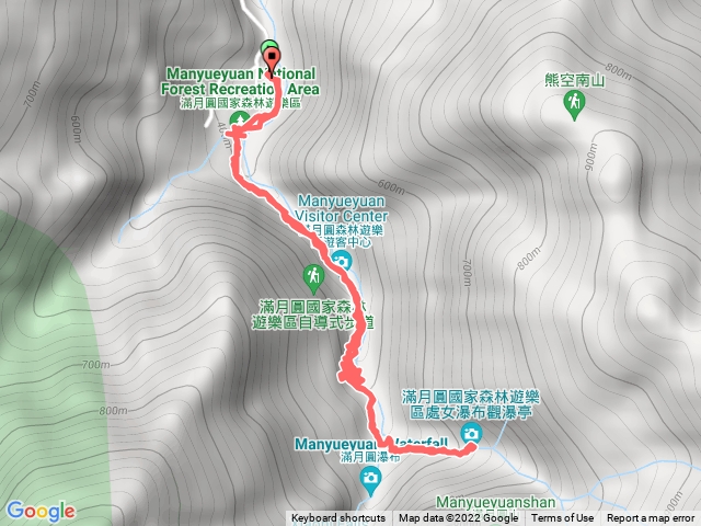 滿月圓國家森林遊樂區-處女瀑布