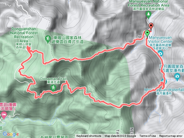 滿月圓、東眼山森林遊樂區