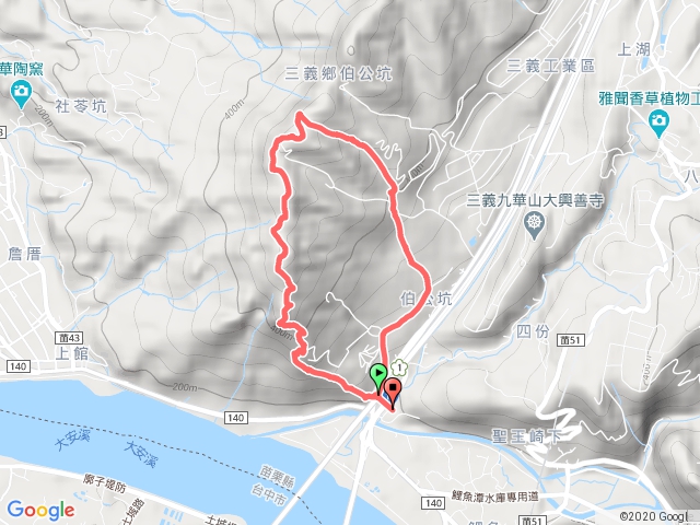 苗栗火炎山O型（經三粒石土地公）20190514