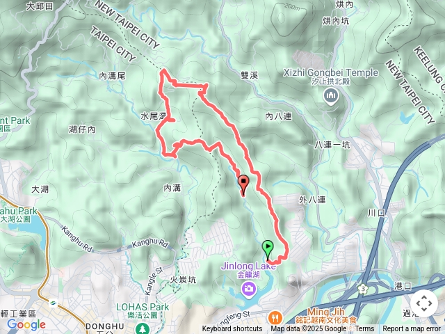 內湖老鷹鷲尖翠湖賞桐花