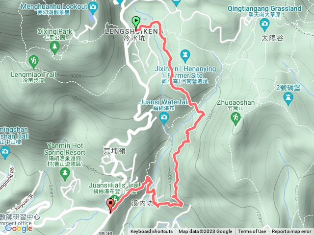 冷水坑-涓絲瀑布