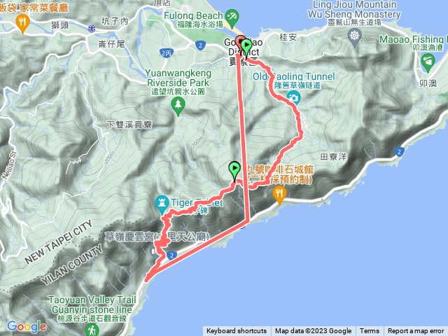 2023/11/26 隆嶺古道/雪山尾稜後段/草嶺古道（大里火車站）