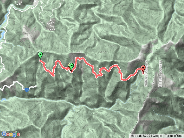 屯原登山口至天池山莊