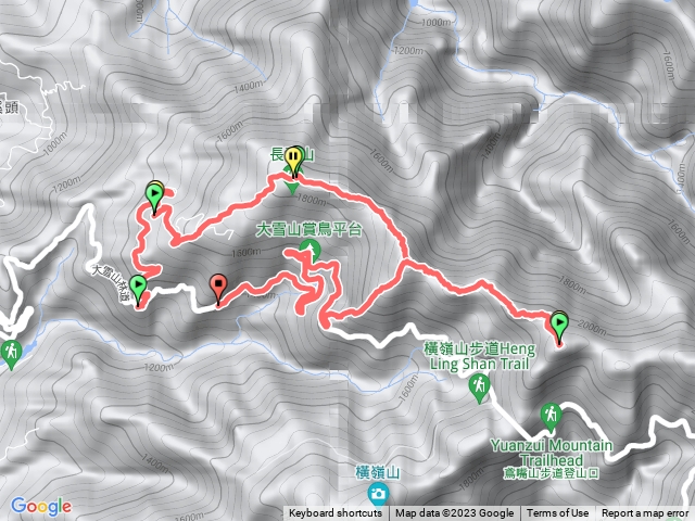 長壽山上鳶嘴山