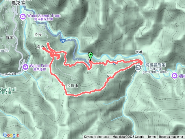20250920六六登山隊烏來孝義阿玉溪山拉樸山內洞林道O形