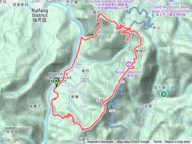 侯硐復興煤礦三貂嶺山大小粗坑O型預覽圖