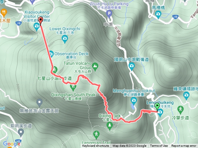 20230319七星山-冷水坑上-小油坑下