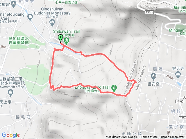 清水岩中央嶺步道18灣古道O型走(2021.03.21金牌)