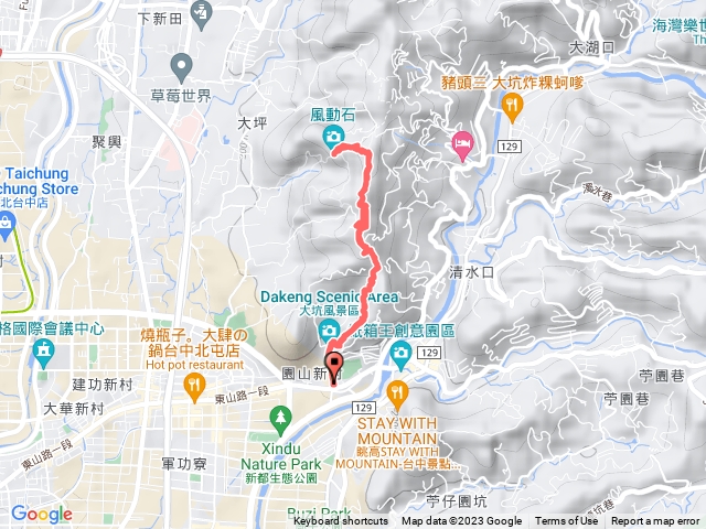 大坑10號步道+6號步道+風動石