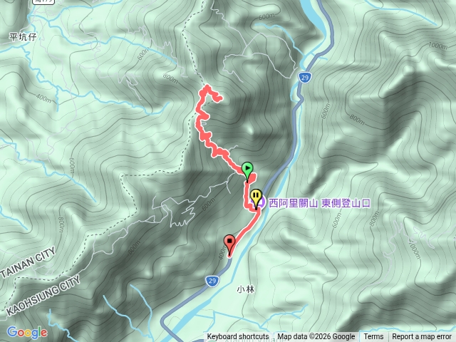 西阿里關山