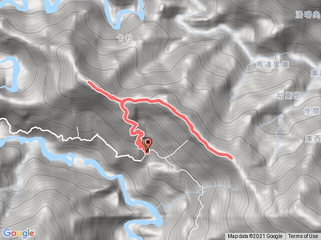 卡社山、拉夫郎山西北峰